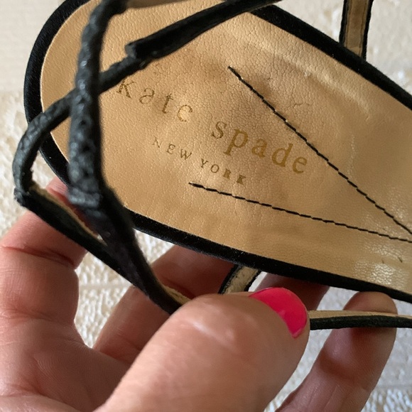 Kate spade sling back shoes with front bow - Picture 4 of 7